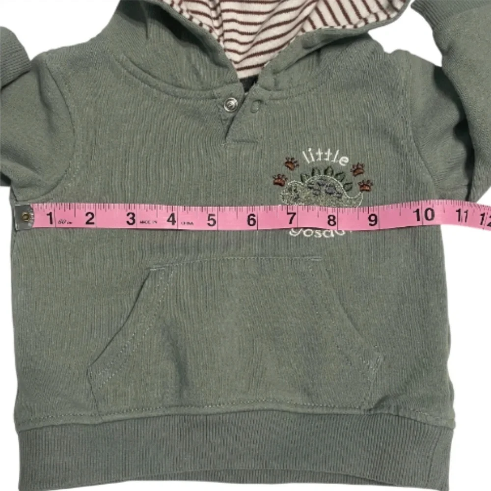 Kids Headquarters Dino Hoodie - Green